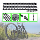 Silver Mountain Bike Chain Bicycle Steel Chain With 116 Links 6-7-8 Speed 150cm