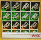 Vintage Sheet 16 Small Minute Maid 1 5 8  Peel Off Stickers For Vendor Or Displa