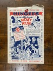 2 Vintage Hingees Paper Toys - Mickey Mouse And Blondie - 1944 - Unused