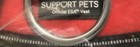 Official Esa Emotional Support Animal Pet Dog Harness Vest Red   Black Large New