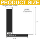 Printable Magnetic Paper non Adhesive 12 Mils Thick Magnet Glossy Sheets For Ink