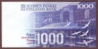 Finland  1000 Markkaa  1986  Litt  A     Gem Unc