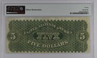 1861  5 Various Fr 2 Demand Note Philadelphia Series 5 Pmg Vf 20
