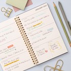 Blue Sky 2027 Weekly   Monthly Planner Calendar  5 x8   5  X 8   Noire- 2027