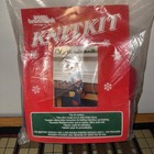 Vtg Knitkit Christmas Stocking Nutcracker New Old Stock Brunswick Yarns Kit