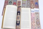 Set Of 100 Miniature Woven Carpet Bookmarks  Turkish Kilim Rug Carpet Design