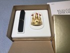 New Nos Vintage Estee Lauder Solid Perfume Compact  Sand Castle