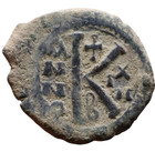 Maurice Tiberius 582-602 K -20 Follis Roman Empire Ancient Bronze Byzantine Coin