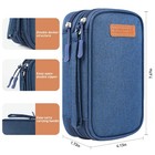 Suzamed Insulin Cooler Travel Case Double Layer Medicine Kit Diabetes Travel