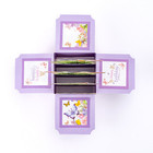 3d Pop Up Butterfly Greeting Card Box With Envelope Small Card Opp Bag