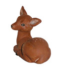 Vintage Ceramic Bambi Deer   Christmas Decor   Fawn Laying Down