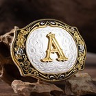 Initial Belt Buckle Letter Cowboy Western Rodeo For Texas Star Hebillas Vaqueras