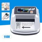 Money Bill Counter Machine Cash Counting Counterfeit Detector Us Dollar 2 In 1    