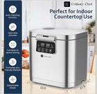 Culinary Chef  3 8l Smart Electric Food Waste Composter  Stainless Steel