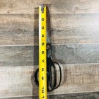 Vtg Wiss Inlaid 10  Industrial Shears Goodrich Stamped Scissors Tailor Rustic