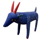 1990s Signed Oaxacan Alebrije Goat     Angel Cruz Solis     Hand Carved Folk Art