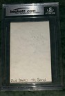 Rick Danko Signed Index Card Bas Beckett Authenticated Bas Slab Auto The Band