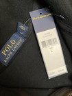 Polo Ralph Lauren Mens Half Zip French Rib Cotton Pullover Sweater Size L Black