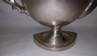 Vintage Heavy Silver Teapot With Etchings Home Decor 9 5 Mcm Antique Style Vase