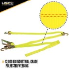 Uscc 2  Wheel Strap W swivel Hooks And Ratchet - 2 200 Lb Wll