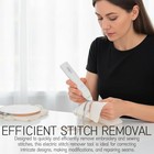 Electric Stitch Remover Tool For Embroidery And Sewing   Rechargeable White