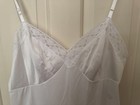 Women   s White Full Slip From Vanity Fair  Style 10-103 Size 38