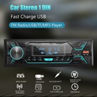 Single 1din Car Stereo Radio Head Unit Player Mp3 Fm Usb Audio In-dash Bluetooth