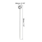 100pcs Sewing Pins Straight Pin With Plastic Pearlized Ball Head Silver