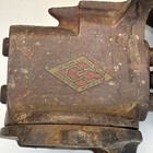 Vintage Brink   Cotton 2-1 2    Jaw Swivel Base Clamp Bench Vise Pat  1720464