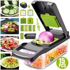 15 In 1 Vegetable Cutter Dicer Chopper Kitchen Salad Fruit Peeler Cutter