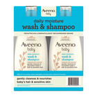 Aveeno Baby Daily Moisture Body Wash   Shampoo Natural Oat Extract 2 Pk 18oz
