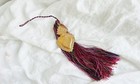 Heart Milagro   Vintage Zinacantan Tassel  Bohemian Home Decor 