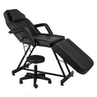Massage Facial Bed Adjustable Table Chair Beauty Spa Salon Tattoo Beauty-black