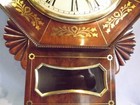 Superb Antique Regency  10  Convex Dial Fusee Wall Clock C1820-30 