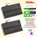 Replacement For Liftmaster  Chamberlain  Sears Craftsman Garage Door Remote Us