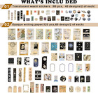 200pcs Vintage Junk Journal Supplies scrapbook Supplies Scrapbooking Paper And S