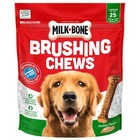 Milk Bone Brushing Chews Daily Dental Dog Treats  Large  33 7 Oz  25 Bones Per