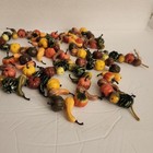 Vintage Mini Autumn Vegetables And Gourds 6  Garland