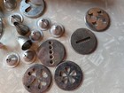 2 Vintage Aluminum Small Cake Decorator Set 1940 1950 With Screw Tips W extras