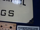 Watling Coin Operated Penny Scale Porcelain Sign 1939 No Springs Fortune Weight