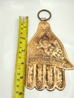 Jewish Hamsa Decorated Star Of David   Spiral Time Line Vintage Moroccan Pendant