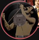 Queen Radio Gaga  Laser Etched Black Vinyl Record Reproduction Lp Display