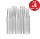9 Oz Disposable Clear Translucent Plastic Cold Cups For Parties And All Events