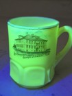 Antique Custard Glass Mug Souvenir State St Bernard s School Hoven  Sd 3 5  Uv