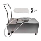 55l 370w Fryer Oil Filter Cart Machine Commercial Cooking Oil Filtration System