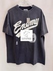 Gotofree 25ss New Vintage Black T Shirt Crew Neck Enemy Short Sleeve Top Tee