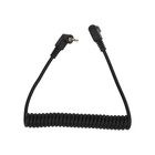 Flash Sync Cable 2 5mm Male-male Coiled Cord For Camera Em Series Dslr