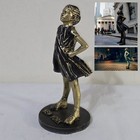 Fearless Girl Of Wall Street New York Souvenir Statue Model Replica Miniature