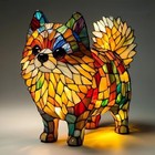 Dog Lamp dogs Series Art Night Light  3d Cute Pet Dogs Table Lamp  Pomeranian