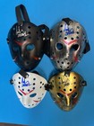 Jason Friday The 13th Masks Set Of 4 Autographed By Ari Lehman Beckett Coa